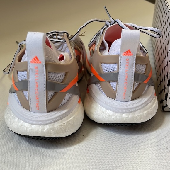 Women’s Adidas by Stella McCartney Solarglide | Ash Pearl Signal Orange | 8 - Picture 5 of 13